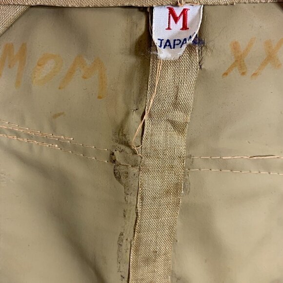 VTG Men's 50s 60s Superior Buttons Made In Japan Nylon Bib Wader Overalls Sz M - Picture 4 of 12